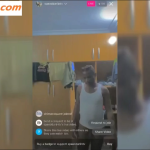 JUST IN: Naija Rapper Speed Darlington Naked On Live Video