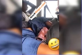 THROWBACK: Ghana Guy fondling and fingering girl in public bus