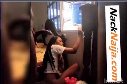 LEAK VIDEO: Lagos hookup girl can't handle big cock