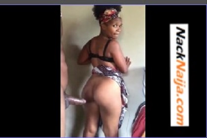 LEAK VIDEO: Chopping big booty babe from the back