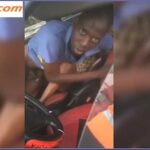 VIDEO: Taxi Guy In Gabon Caught Chopping Female Passenger VIDEO: Taxi Guy In Gabon Caught Chopping Female Passenger
