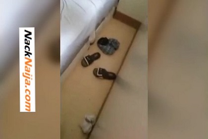 VIDEO: Level 200 hookup student moaning loudly in my room