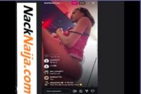 VIDEO: Nacking her boyfriend on Instagram Live