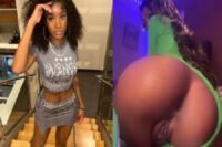 Tiktoker Slayy Kellyy reviews her pussy photo on camera