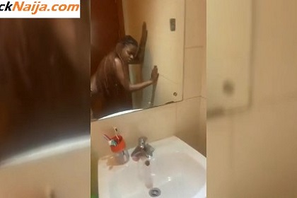 LEAKED VIDEO: Jennifer collecting dick in hotel restroom