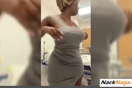 VIDEO: Baddie getting naked in hospital VIDEO: Baddie getting naked in hospital