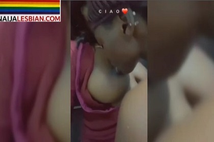 VIDEO: Sharon getting her boobs sucked by her lesbian friend