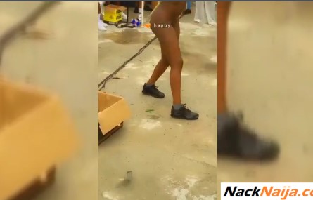 VIDEO: Kenyan girl entertaining the crowd totally naked